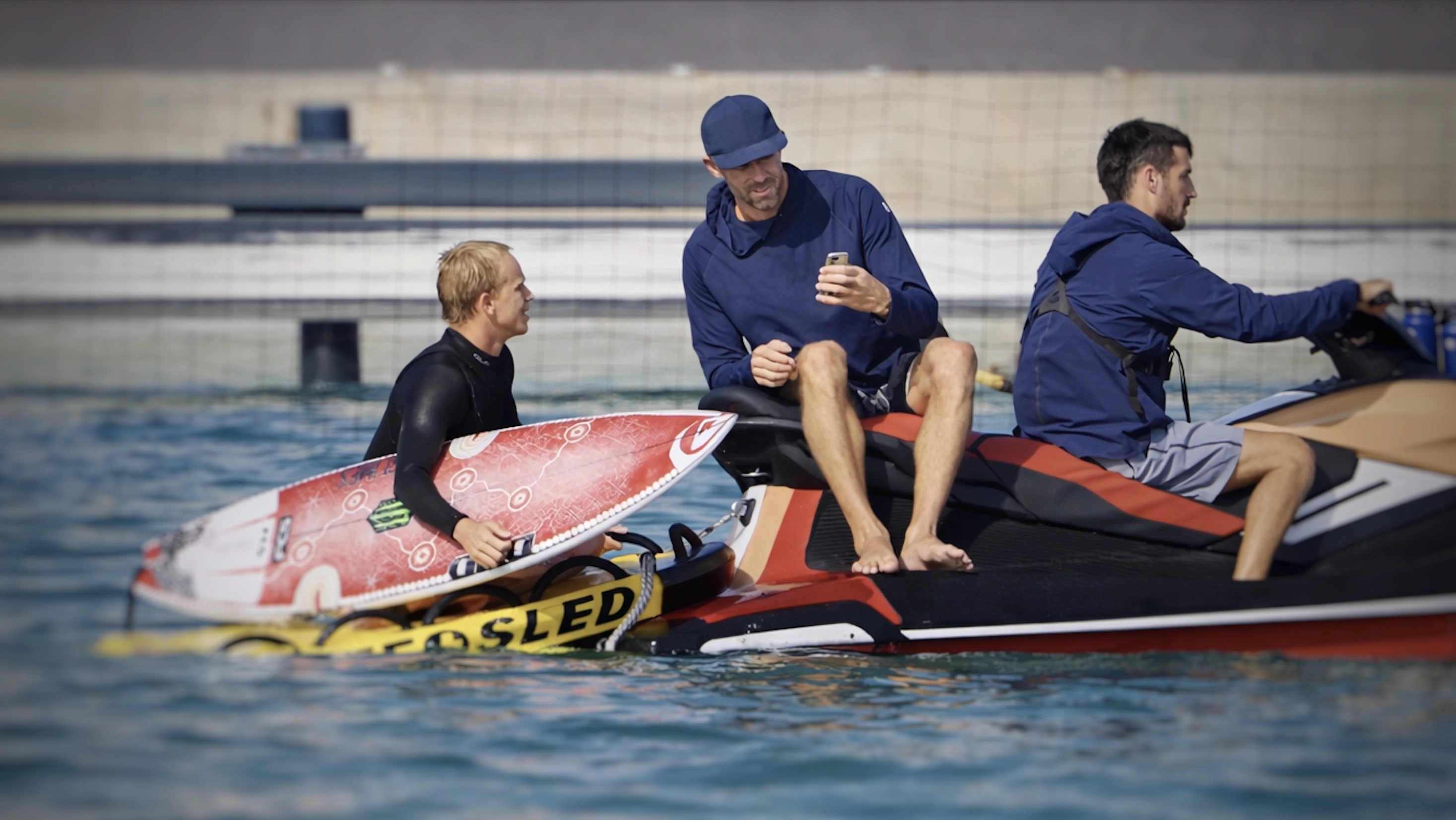 Coaching at Surf Abu Dhabi