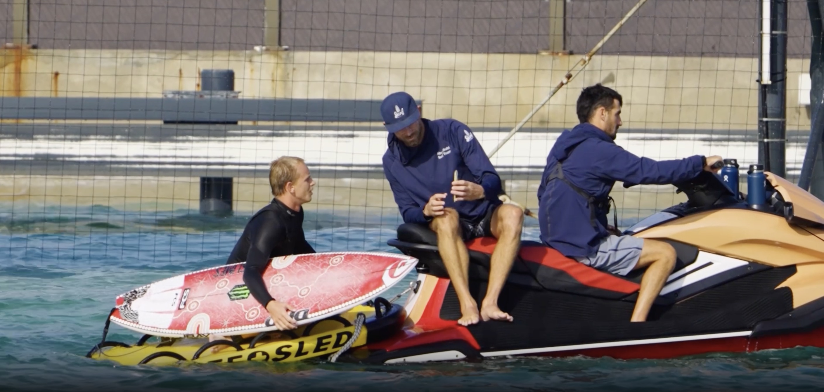 Coaching at Surf Abu Dhabi