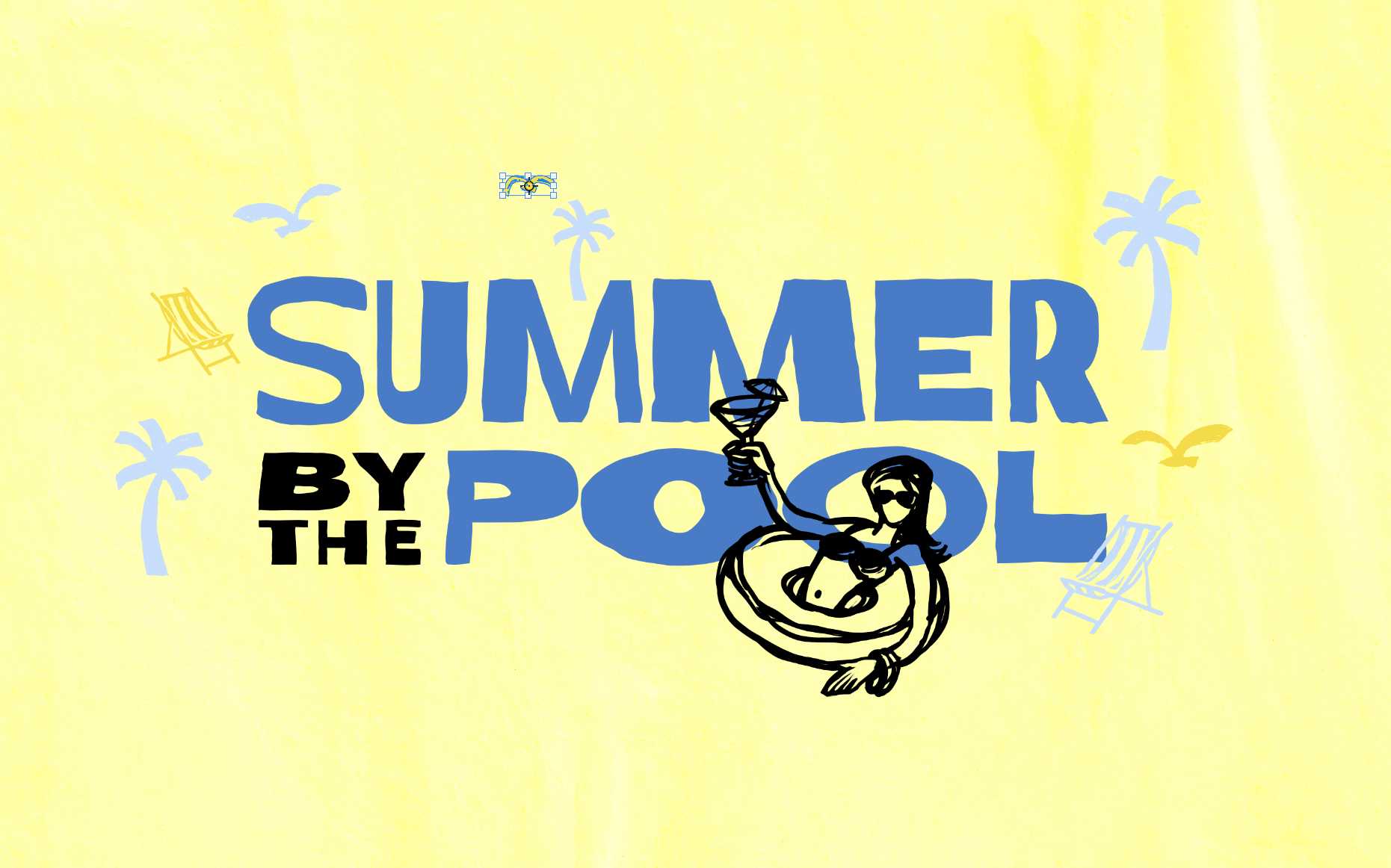 Summer by the pool at Surf Abu Dhabi