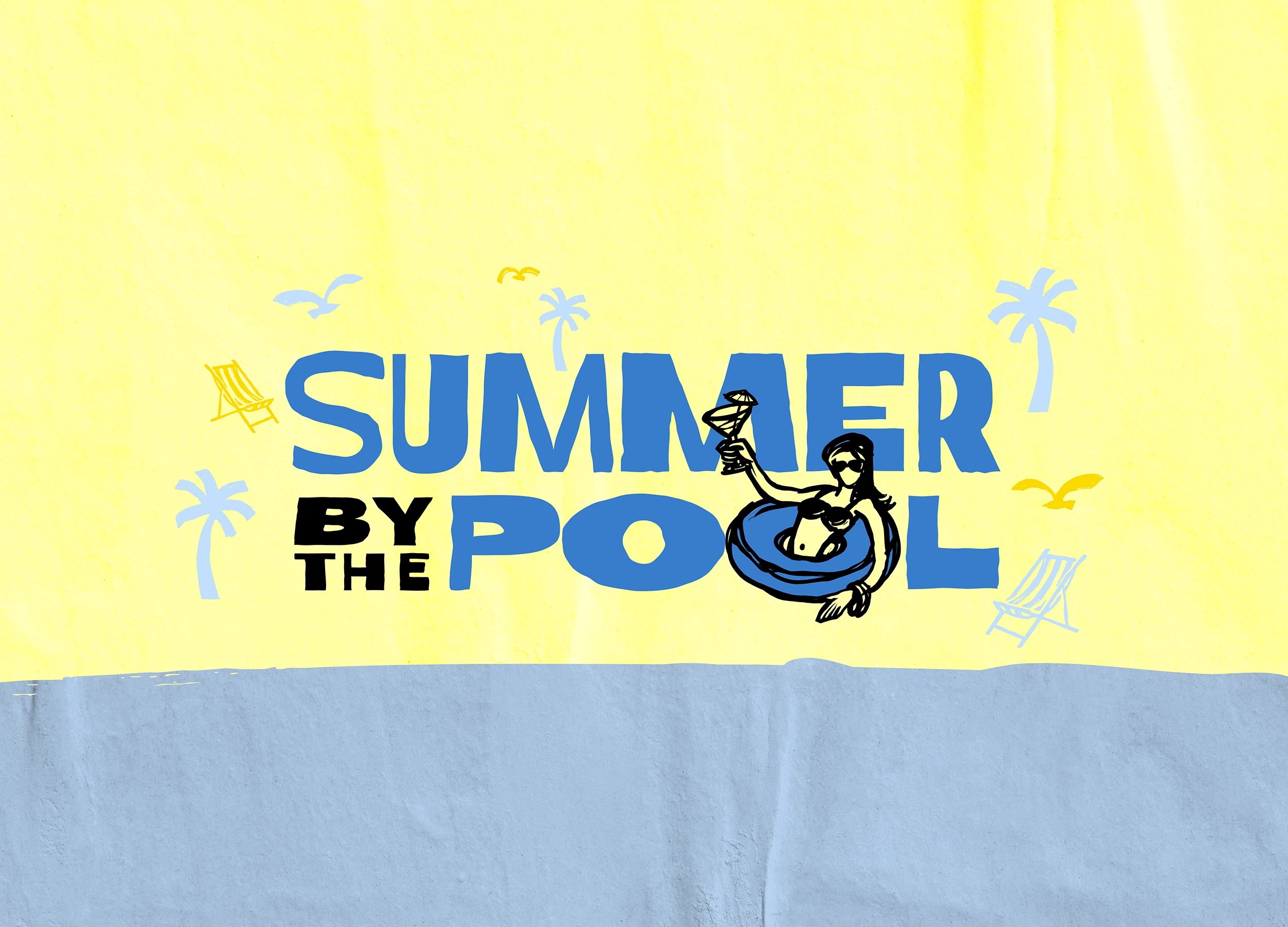 Summer by the pool at Surf Abu Dhabi